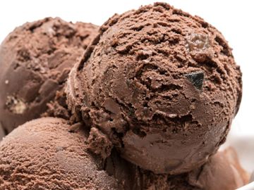 chocolade ijs