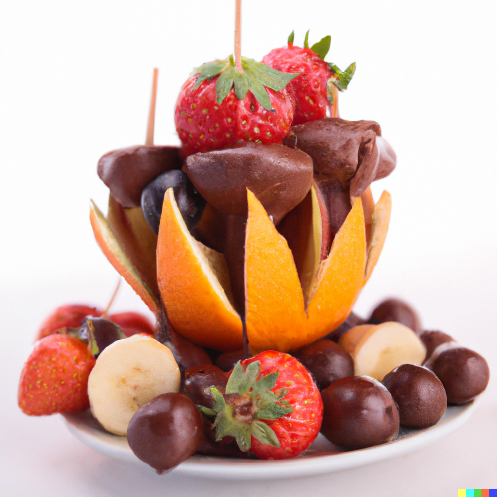 chocolade fruit