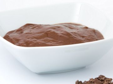 pudding met chocolade en rum